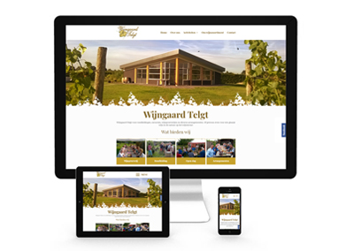 Website Wijngaard Telgt