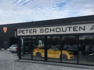 Peter Schouten Auto belettering gevel
