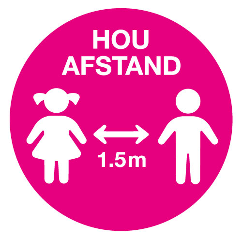 Afstandsticker-kinderen